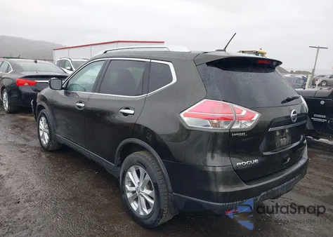 2015 Nissan Rogue Sv z USA, uszkodzony, nr VIN KNMAT2MV5FP505660